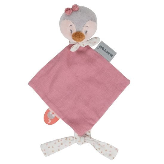 Mini-doudou bébé Nattou Sasha et Pauline Gris