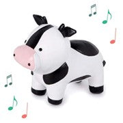 Peluche musicale bébé Emma la vache - Les animaux musicaux - L'Atelier Des Tout-Petits