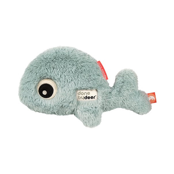 Petite peluche Done by Deer Wally Bleu - L'Atelier Des Tout-Petits