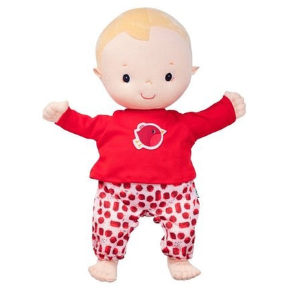 Pyjama Lilliputiens Robin Rouge-gorge pour poupée 36 cm - L'Atelier Des Tout-Petits