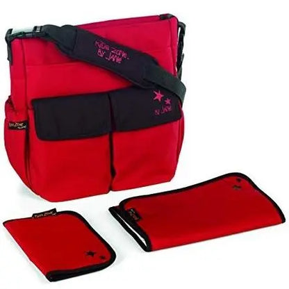 Sac à Langer rouge mama bag jane - L'Atelier Des Tout-Petits