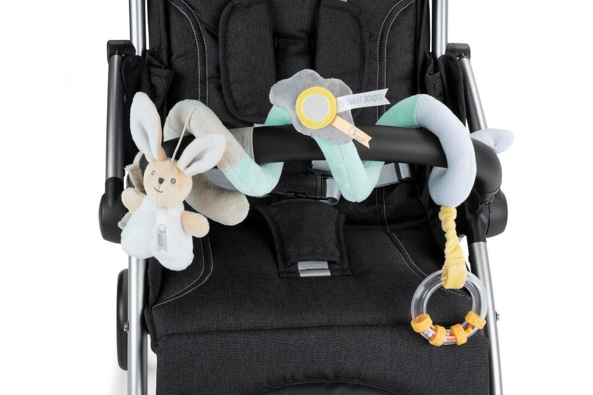 Spirale d'activités bébé poussette Chicco My sweet doudou - L'Atelier Des Tout-Petits