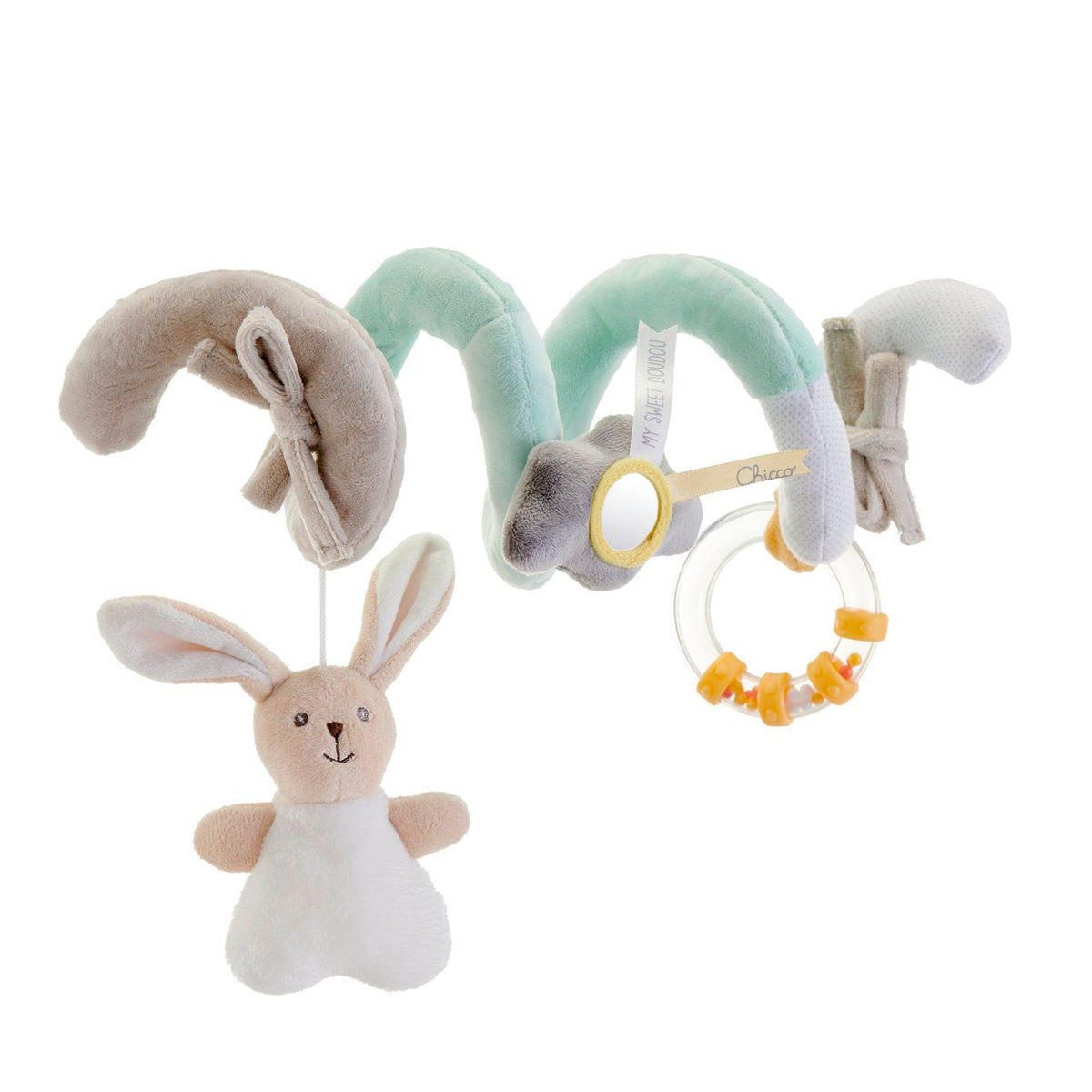 Spirale d'activités bébé poussette Chicco My sweet doudou - L'Atelier Des Tout-Petits