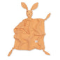 Bemini Bunny Schmusetuch aus Baumwollmusselin in Apricot Biscuit, 40 cm