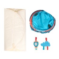 Lit de voyage Ludi Dodo Nomade Montgolfière Multicolore